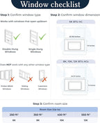 Windmill Window Air Conditioner - Quiet & Smart. Easy Install, Voice-Enabled, Remote & App Control AC Unit - 12,000 BTU Inverter w/WhisperTech