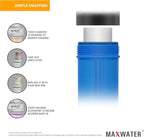 Max Water 5 Micron 20 x 4.5 Sediment Filter 20 inch Whole House BB Water Filtration System Replacement Compatible Cartridge DGD-5005-20, FP25B, AP810-6, FPMB5-20, P5-20, 155358-43, 4-Pack