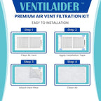 Vent Filter Set 20" x 84" Electrostatic Media + 126" of Tape