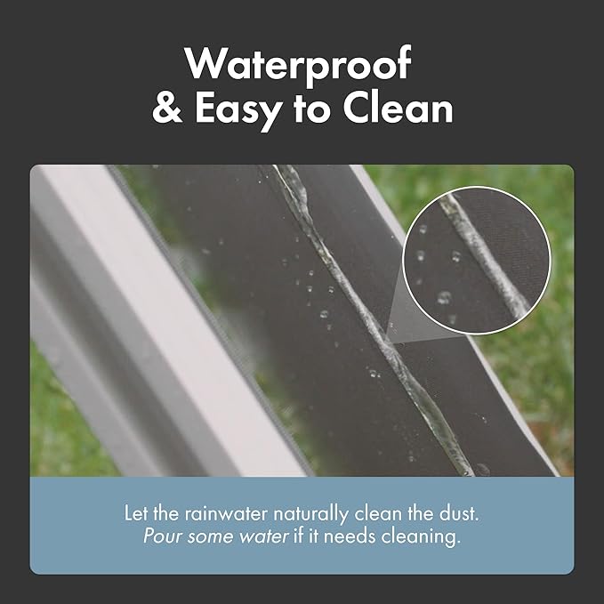 Premium Window Screen DIY KIT 39" 51" Blocks Rain, Pet Scratch, Pollen, Fine Dust 99%, 30Mesh Durable New Material, DIY Tools Included (W39in X L190in)