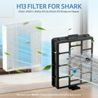 IP3251 Filter Replacement for Shark IP3251C, IP3252, IP3124, IP3225, IP3150 PowerDetect Clean & Empty Cordless Vacuum Accessories, Hepa Pre-motor Handheld Vaccum Post-motor Filter, 2 Odor Cartridge