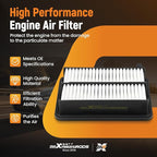 maXpeedingrods 172206MAJ01 Engine Air Filter for Honda Accord Hybrid 2023 2024 2025 2.0L, CR-V CRV Hybrid 2023-2025 2.0L, Automotive Replacement Air Filters for LX3763, WA10124