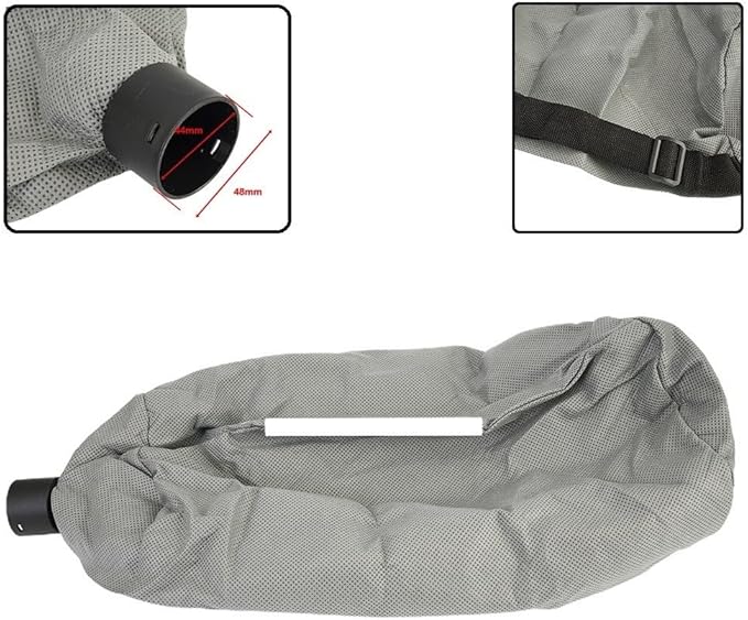 Dust Collector Vacuum Bag for Self-Vacuum Wall Sanders Long Pole Drywall Sanding Machine Compatible Replacement for Renovation Tools 1 or 2 Pack(1PC)