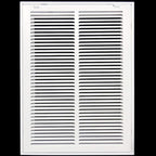 HVAC Premium 14 x 20 Duct Opening Steel Return Air Filter Grille, for 1-inch Filter, Removable Door, Flat Stamped HVAC Vent Cover Grille, Outer Dimensions 16.5 x 22.5