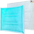 AUC Paint Booth Tacky Intake Filter Pad Series 55, 24" x 24" (20/case) Spray Booth Intake Filter with Internal Wire Support Frame