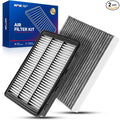 KAX Engine & Cabin Air Filter Kit for Hyundai Tucson 2016-2021 2.0L/1.6T, Kia Sportage 2017-2022, Replace# CF12160 CA12065