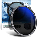 NEEWER 82mm Variable ND Filter ND2-ND400 (1-9 Stops), Neutral Density Filter, Multiple Coatings, Water and Scratch Resistant