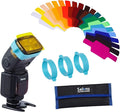 Selens Universal Lighting Filter Kit - 20pcs Color Correction Gels for Camera Flash & Studio Lighting