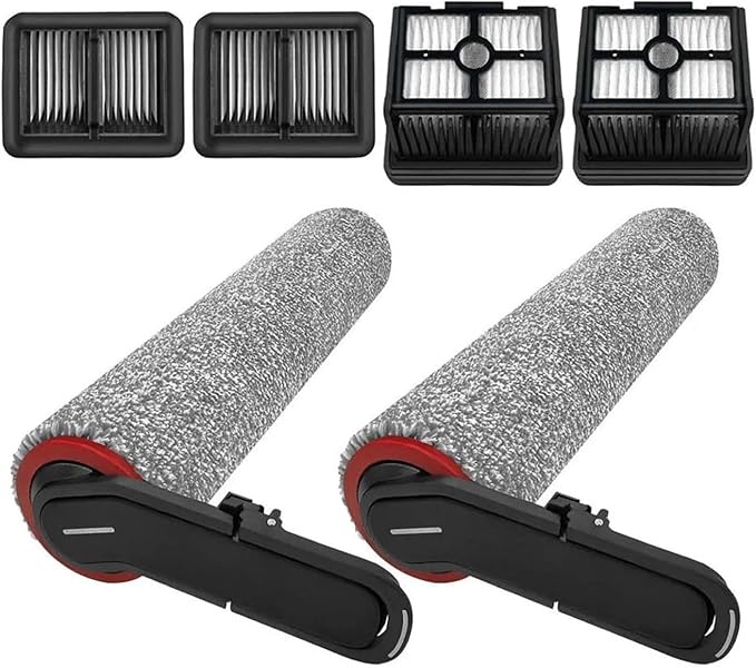 Main Roller Brushes Filter，Compatible For Dreame， H40 Ultra/H40 Pro Wet Dry Vacuum Cleaner Floor Scrubber Parts(C)