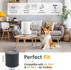 2 Pack Air Mini PECO-HEPA Replacement Filters Compatible with Moleku-le Tri-Power Air Mini and Air Mini + Air Purifiers, 3-in-1 High-Efficiency Replacement Filter