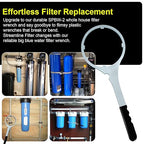 Whole House Water Filter Wrench 6.29 in, Compatible with SPBW-2 Big Blue Metal Water Filter Housing Wrench