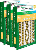 Filterbuy 20x30x5 Air Filter MERV 11 Superior Pet & Allergy Defense (3-Pack), Electrostatic Pleated HVAC AC Furnace Filters Replacement for Honeywell Return Grille (Actual Size: 18.38 x 28.63 x 3.69)
