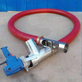 Red Portable Grain Suction Pump - Low Noise Auger Conveyor for Cement, Fertilizer, Gravel & Small Particles - 6m Length, Efficient & Versatile for Agricultural & Construction Use