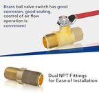 NEWPO 3/8" NPT Air Drying System for Water Separator,3 Stage Compressed Air Filter Regulator Combo, 5＆0.5&0.01 Micron Filter Cartridge,Semi-Auto Drain, Metal Bracket-Black