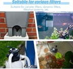 3 Pack 180 μm Filter Bag, Aquarium Media Bag with Drawstring Reusable Extra Fine Mesh Bags Nylon Aquarium Net Media Bags for Activated Carbon Resins(7.8x3.6in)