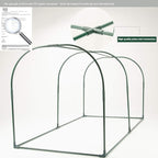 Porayhut Portable Greenhouse Tent, Easy Set-Up Gardening Flower House & Plant Sunshine Room with PVC Cover,71" X35.4" X35.4" for Protecting Plant from Cold Frost & Birds & Insects