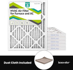 14x18x1 Air Filter MERV 8 (6-Pack), HVAC/Furnace AC Filter Replacement, Dust Defense–Comparable with MPR 600 & FPR 5 (Actual 13.75x17.75x0.75)