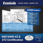 WFS5300A Under Sink Water Filter System, 3 Years, 22000 Gallons, Under Counter Direct Connect Kitchen Faucet, Reduces PFAS, PFOA/PFOS, Lead, Chlorine, Bad Taste & Odor, NSF/ANSI 42 Certified