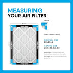 Simply 24x24x4 Air Filter, MERV 8, 6 Pack, Furnace Air Filter for HVAC (Actual Size: 23.5"x23.5"x3.63") DUST, Pet & Allergy Control
