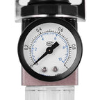 Air Compressor Filter Regulator Combo, AW2000 02 Water Oil Separator with Pressure Gauge, Pneumatic Filter Regulator Air Treatment Unit W Pressure Gauge