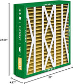 Filterbuy 21x23.5x5 Air Filter MERV 11 Superior Pet & Allergy Defense (4-Pack), Pleated HVAC AC Furnace Filters for Trane Perfect Fit & American Standard (Actual Size: 20.00 x 23.09 x 4.97)