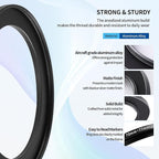 72-77mm Step-Up Ring Adapter, 72mm to 77mm Step Up Filter Ring for 72mm Lens Mount 77mm for DSLR Lenses and ND UV CPL IR Filters （72-77mm）