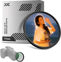77mm Black Diffusion 1/4 & Reflectivity CPL 2 in-1 Filter with Lens Cap, Dreamy Softens Highlights with Effective Polarization, Mist Cinematic Polarizer Effect Filter with ND2 Reduction