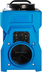 MOUNTO 1000cfm Portable Industrial Air Purifier Negative Air Scrubber - Powerful 1HP Motor, True HEPA Filter, 2-Speed, Handle and wheels 3-Year Warranty (Blue w/Inlet Adaptor)