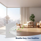 Air Vent Filter 20x100 Inch,Cut to Size Air Filter Material (60+ Filters), Electrostatic Triple Vent Filters for Floor, Ceiling, HVAC & RV Vents, Includes 48 Adhesive Hook Tape