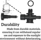 DEX2400S Air Relief Valve and Gauge Adapter Assembly Compatible with Hayward Pro, Super, Micro-Clear DE Series, Pool Sand Filter Pressure Gauge