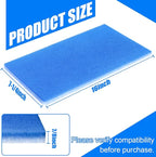 Podoy 5 Pack Airbrush Spray Booth Filters, Double-Layer Paint Booth Filters Compatible with Master B400DC & B420DCK 16" × 7-1/4"