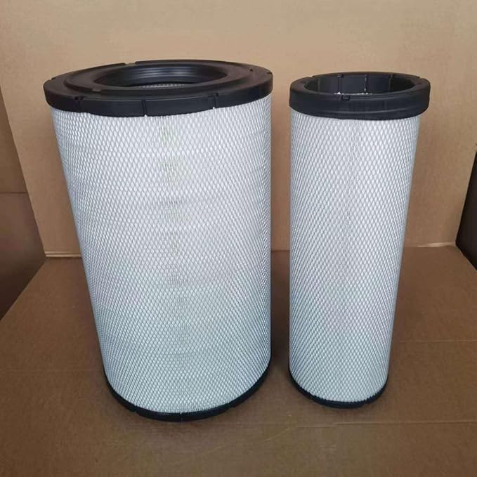 1 SET OF AIR FILTER P777868 & P777869, COMPATIBLE FOR CUMMINS ENGINE 14L 855, GOOD FOR COMMERCIAL HEAVY-DUTY TRUCK, GENERATOR, CONSTRUCTION/INDUSTRIAL/FARM EQUIPMENT, etc