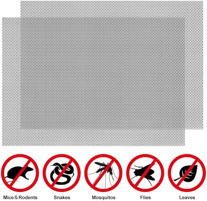 Stainless Steel Woven Wire Mesh 304 Stainless Steel Woven Wire, 80 Mesh Fly Mosquito Net, Fine Screen, Rodents Garden Insect Screen, for Vent, Filter