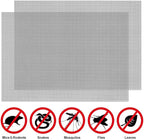 Stainless Steel Woven Wire Mesh Stainless Steel Woven Wire Mesh 14 Mesh Rodent Control Cage Net Garden Insect Screen Corrosion-Resistant Filter - 1.54mm Hole (Silver 1.2x1m)