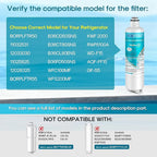 ICEPURE Alkaline BORPLFTR50 Refrigerator Water Filter Replacement for Bosch Ultra Clarity Pro 11032531, 12033030, BORPLFTR55, 12028325, 11025825, B36CT80SNS, WFC100MF, WFS200MF, Enhances PH, 3Pack