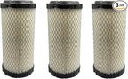3 Pack Air Filter Compatiable With NAPA 6449 Mule M113621 Fleetguard AF25550 Donaldson P822686 546449 Baldwin PA4632 AF2555000 Kubota Replace #11013-1290 11013-7029 11013-7048