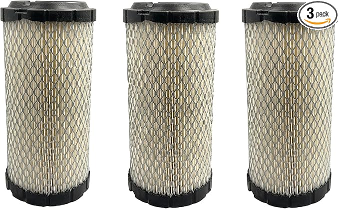 3 Pack Air Filter Compatiable With NAPA 6449 Mule M113621 Fleetguard AF25550 Donaldson P822686 546449 Baldwin PA4632 AF2555000 Kubota Replace #11013-1290 11013-7029 11013-7048