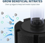 Pawfly Aquarium Bio Sponge Filter Quiet Betta Fry Shrimp and Small Fish Foam Filter for Fish Tanks up to 20 Gallons