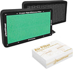 BestEvMod 2 Pack Upgraded Tesla Model 3/Y Cabin Air Filter Replacement HEPA Air Filter with Activated Carbon for 2017-2026 Model 3 & Highland/ 2020-2026 Model Y & Juniper (H14 Precision Filtration)