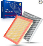 KAX Engine & Cabin Air Filter Kit for Toyota Prius 2010-2015, Prius V 2012-2017, RAV4 2016-2018 2.5L, Prius Plug-In 2012-2015, Lexus CT200h 2011-2017, NX300h 2015-2021, Replace# CA10741 CF10285
