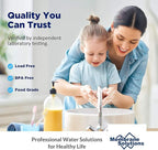 Membrane Solutions 20 Micron Sediment Water Filter Replacement Polypropylene Cartridge 10"x 2.5" for Whole House RO System, Compatible with Aqua-Pure AP110, GE FXUSC, WHKF-GD05, Culligan P5-6 Pack