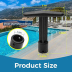 Backwash Piston Plastic Shaft, 273089 Slide Valve Handle for Pentair Sta-Rite Pool and Spa Filter 2" MultiPort Push and Pull Valve 261047 261165 261165 5/8" PVC Multiport Slide Valve Tee Handle, 2pcs