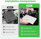 Engine+Cabin Air Filters Fit for 2009-2019 Corolla, 2009-2014 Matrix, 2007-2018 Yaris, 2008-2014 Scion xD, 2009-2010 Vibe Engine Air Filter Replacement Accessories CF10285 CA10190