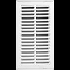 HVAC Premium 10 x 20 Duct Opening Steel Return Air Filter Grille, for 1-inch Filter, Removable Door, Flat Stamped HVAC Vent Cover Grille, Outer Dimensions 12.5 x 22.5