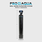PRO+AQUA Heavy Duty Whole House Well Water Filter System