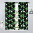 Kids Agriculture Machine Window Curtains, Farm Equipment Tractors Transport Combines Rod Pocket Decorative Windows Curtain for Boys Children Teens Room Decor 84x84in (30% Blackout)
