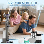 IP3251 Filter Replacement for Shark IP3251C, IP3252, IP3124, IP3225, IP3150 PowerDetect Clean & Empty Cordless Vacuum Accessories, Hepa Pre-motor Handheld Vaccum Post-motor Filter, 2 Odor Cartridge