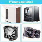 [4 Pack] 360x120mm PC Case Dust Mesh Filter, Magnetic Frame Computer Fan Dust Mesh PC Cooler Filter Dustproof PVC Cover Grills - Black