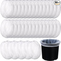 Boao 80 Pieces Paint Strainer Bags White Fine Mesh Filters Bag Bucket Elastic Opening Strainer Bags Hydroponic Paint Filter Bag for Paint Gardening (5 Gallon)