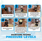 Air Relief Valve – Pressure Relief Valve 98209803 Replacement for FNS, FNS Plus, SMBW 2000 Series and 4000 Series, Clean and Clear – Pool Filter Valve for Pressure Release